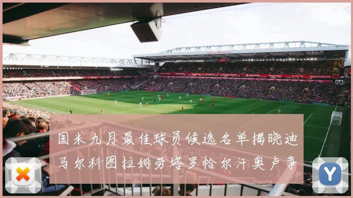 国米九月最佳球员候选名单揭晓迪马尔科图拉姆劳塔罗恰尔汗奥卢争夺荣誉
